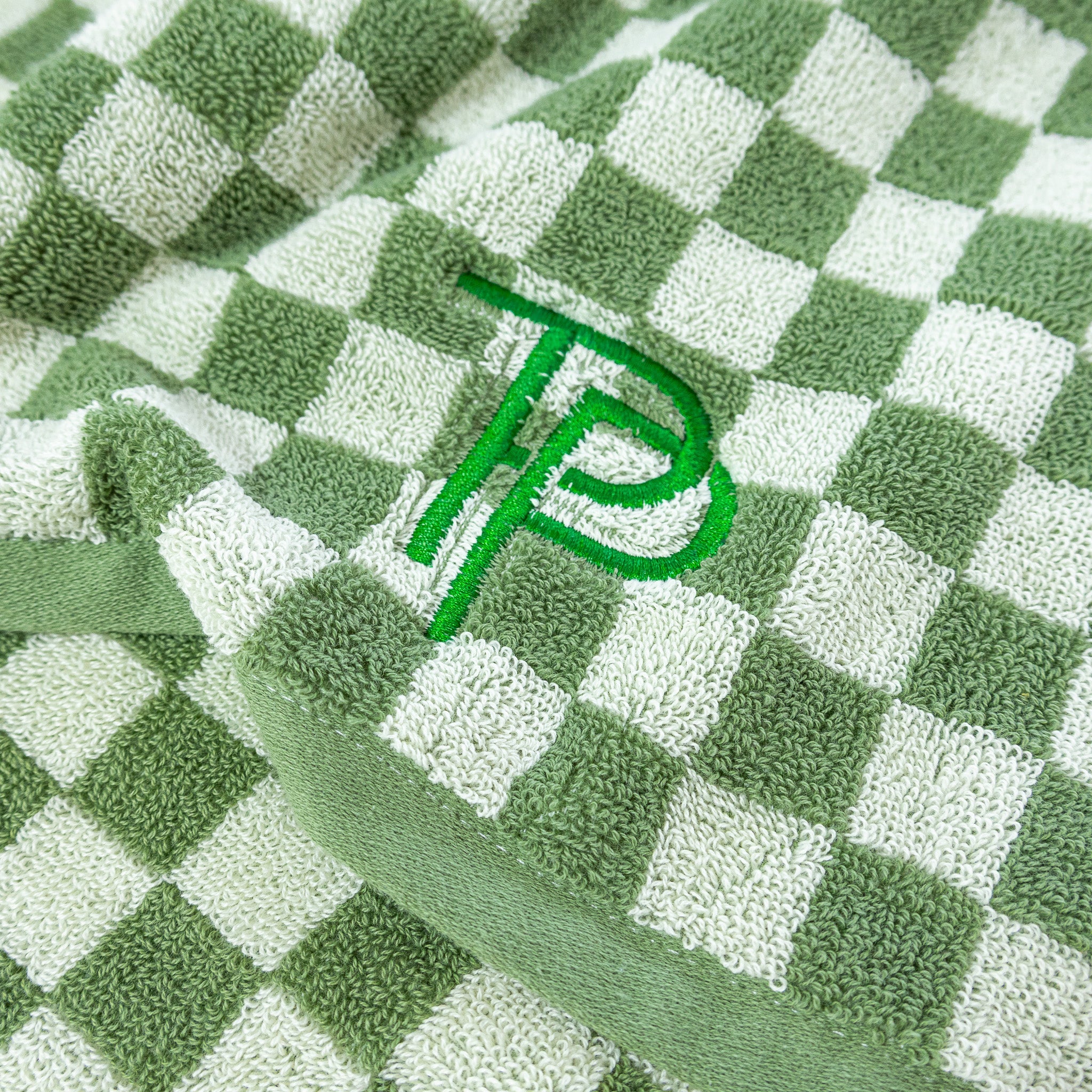 Checkered Towel - Forest - Three Putt Par
