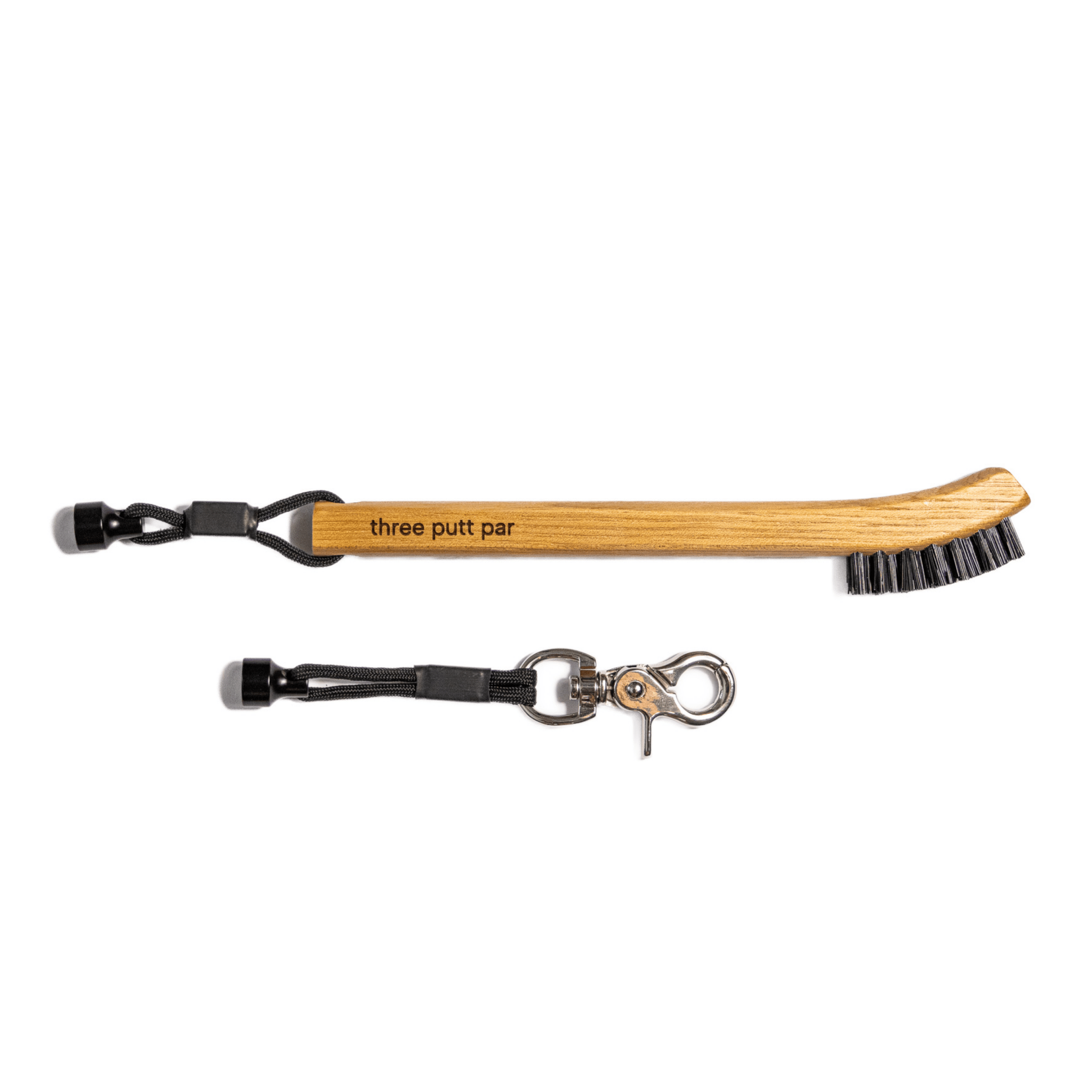 Hickory Golf Brush - Mag Link (Black) - Three Putt Par