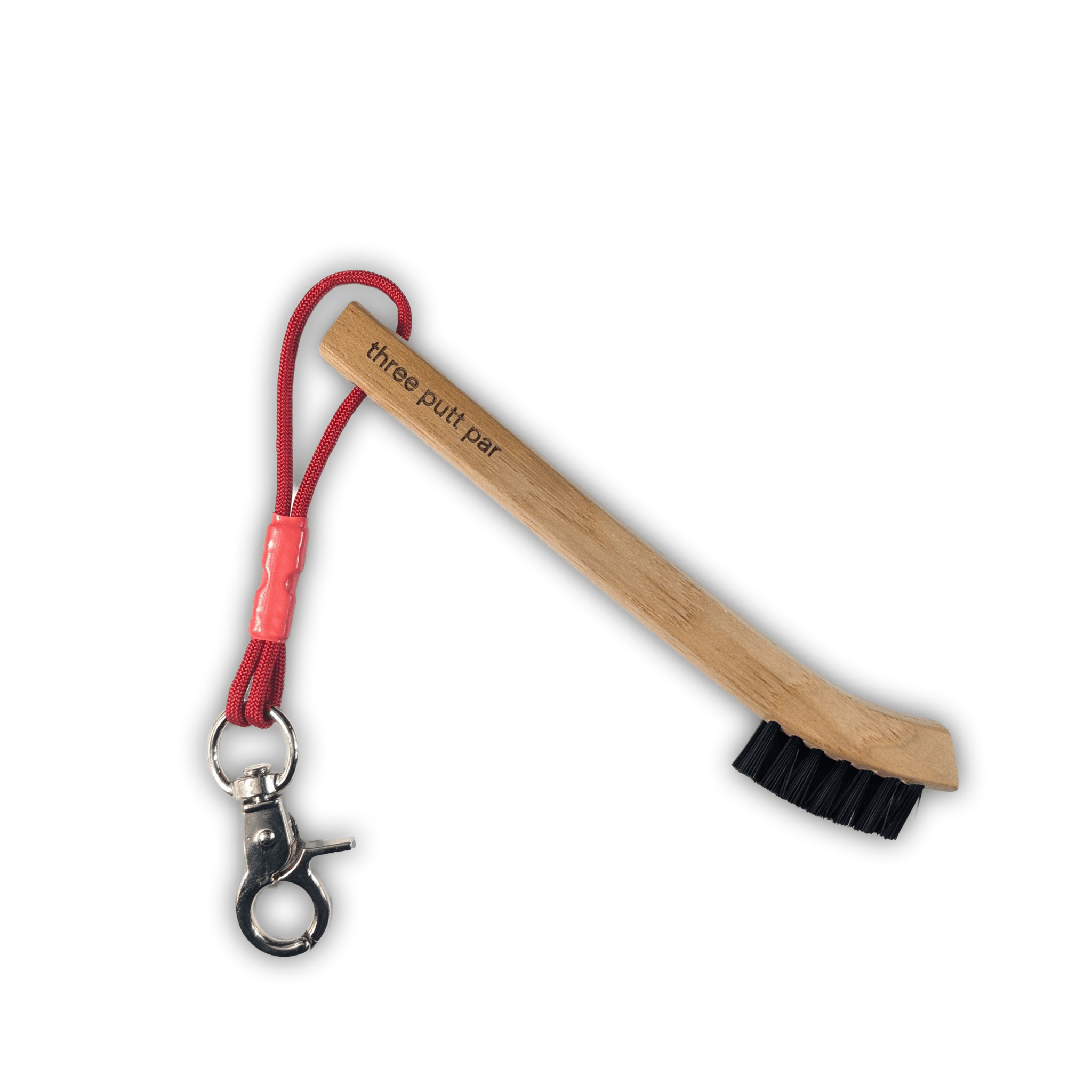 Hickory Golf Brush - Red Stake - Three Putt Par