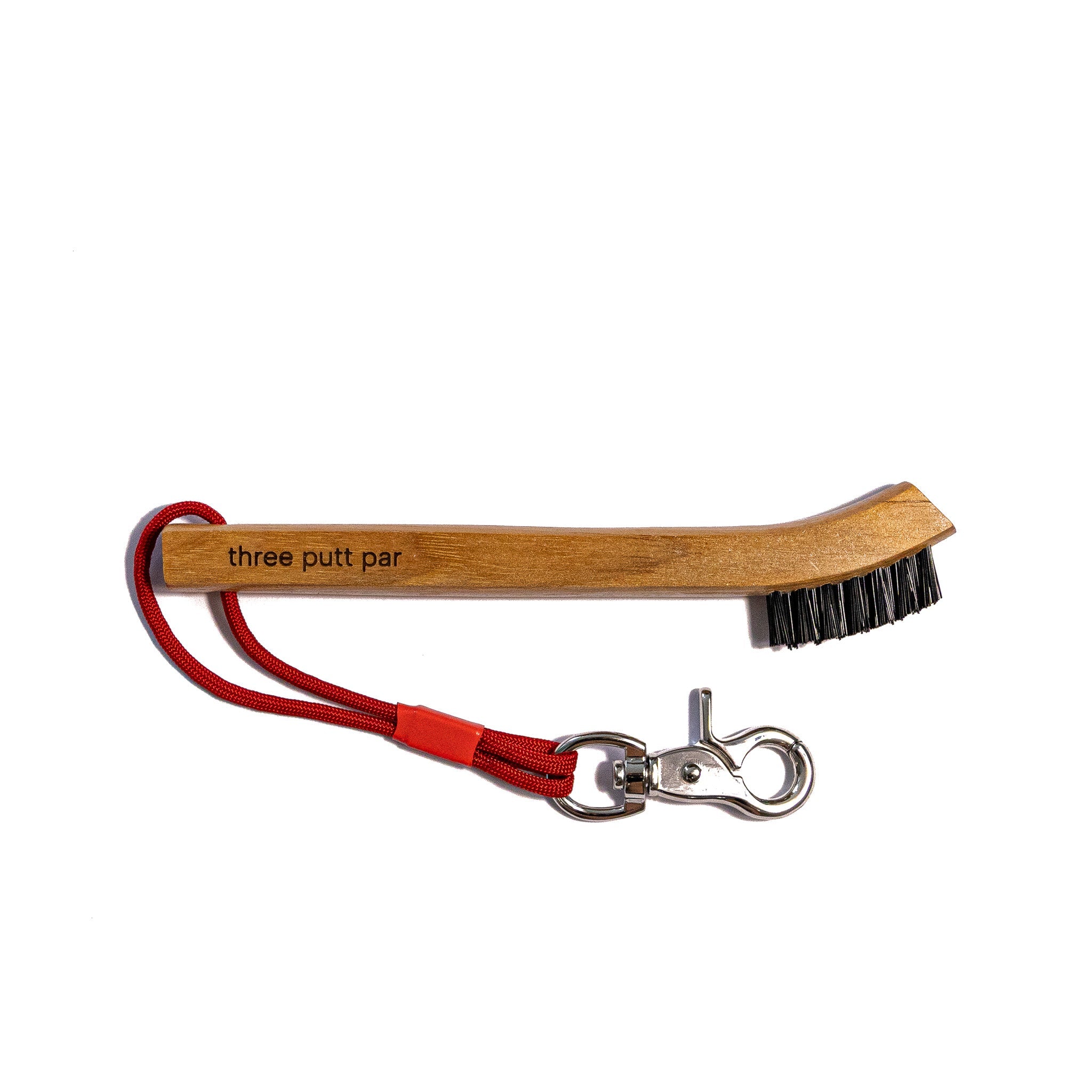 Hickory Golf Brush - Red Stake - Three Putt Par