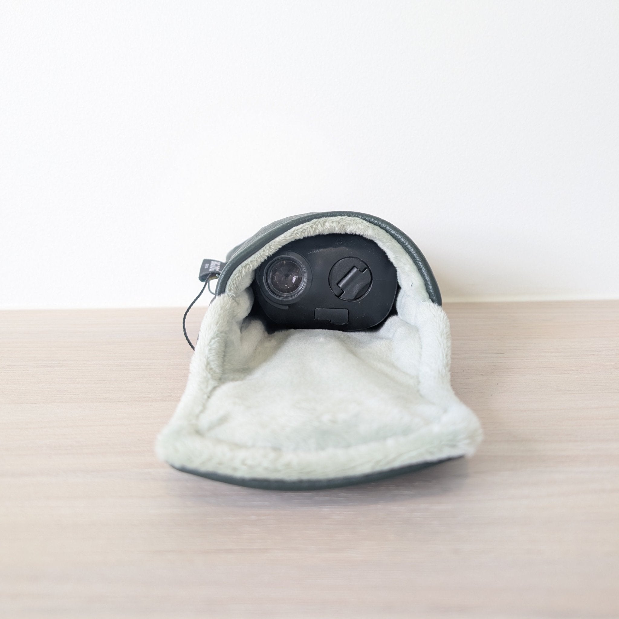 Leather Rangefinder Pouch - Green - Three Putt Par