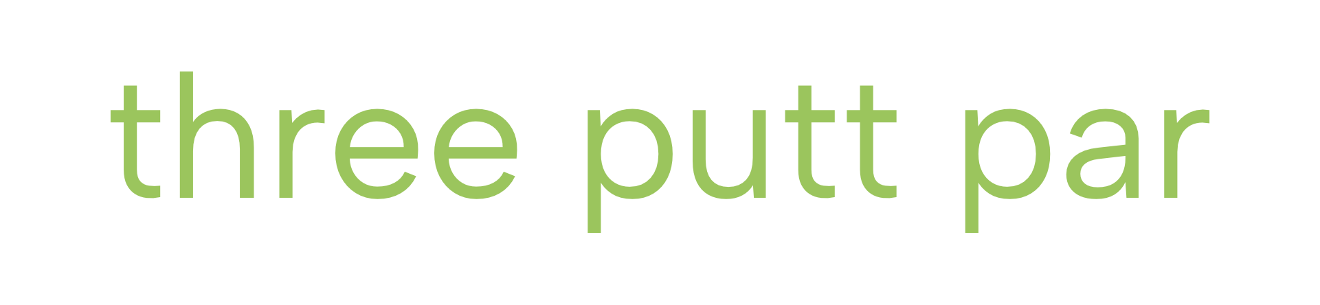 Three Putt Par Logo Text