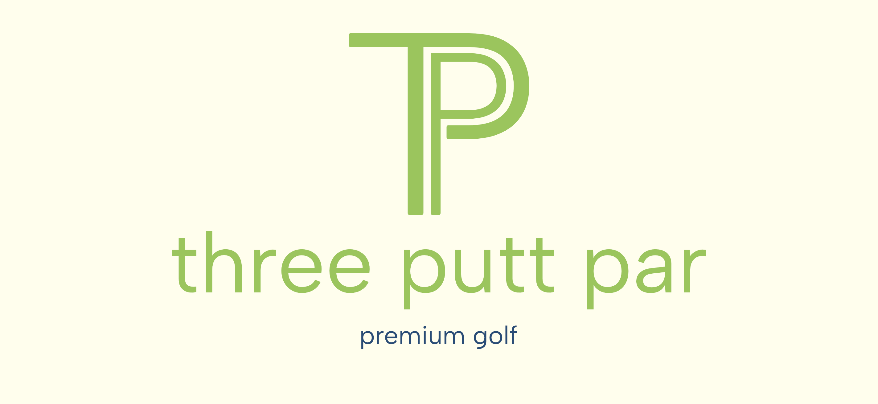 3 Putt Lettering Three Putt Par - Hickory Golf Brush & Accessories