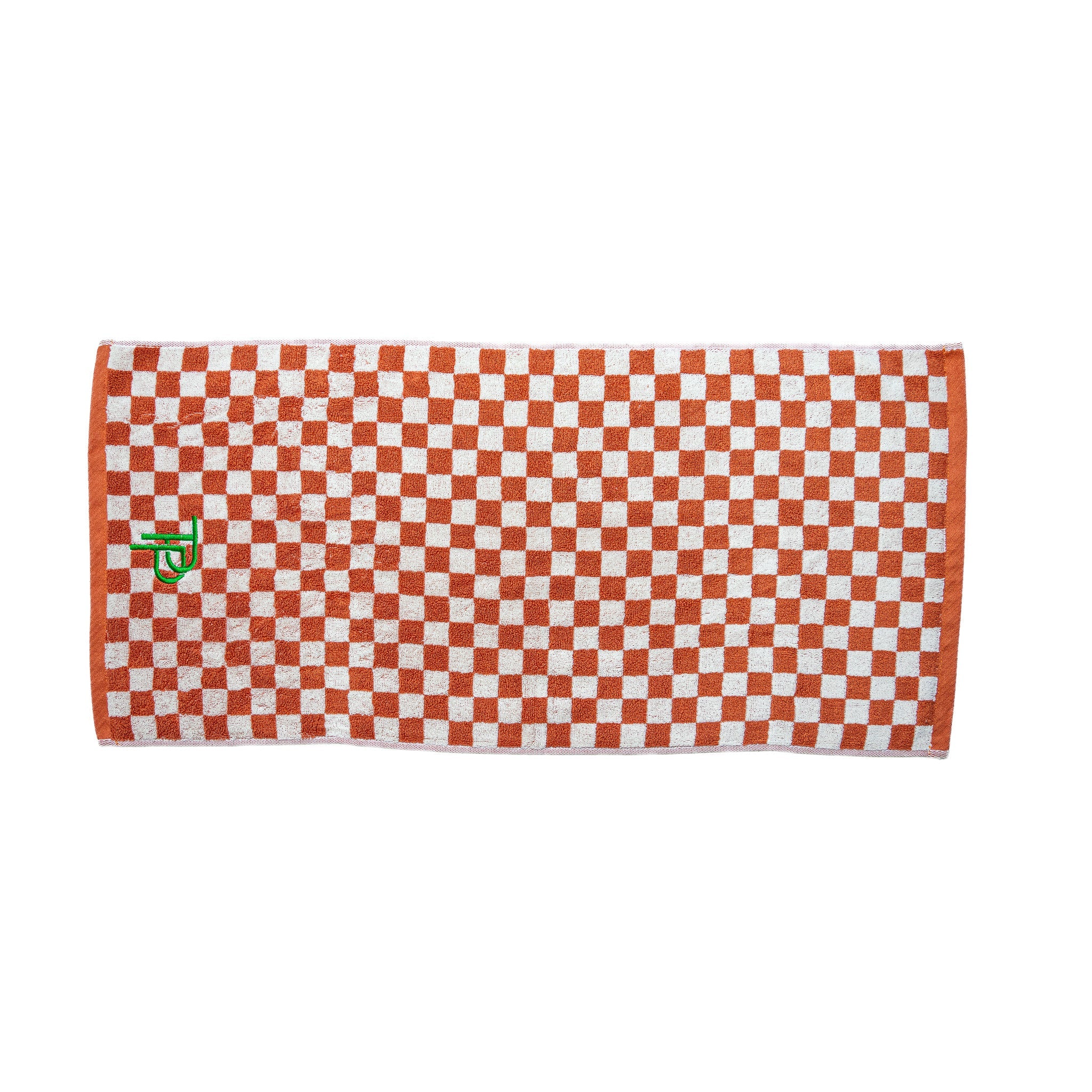 Checkered Towel - Clay - Three Putt Par