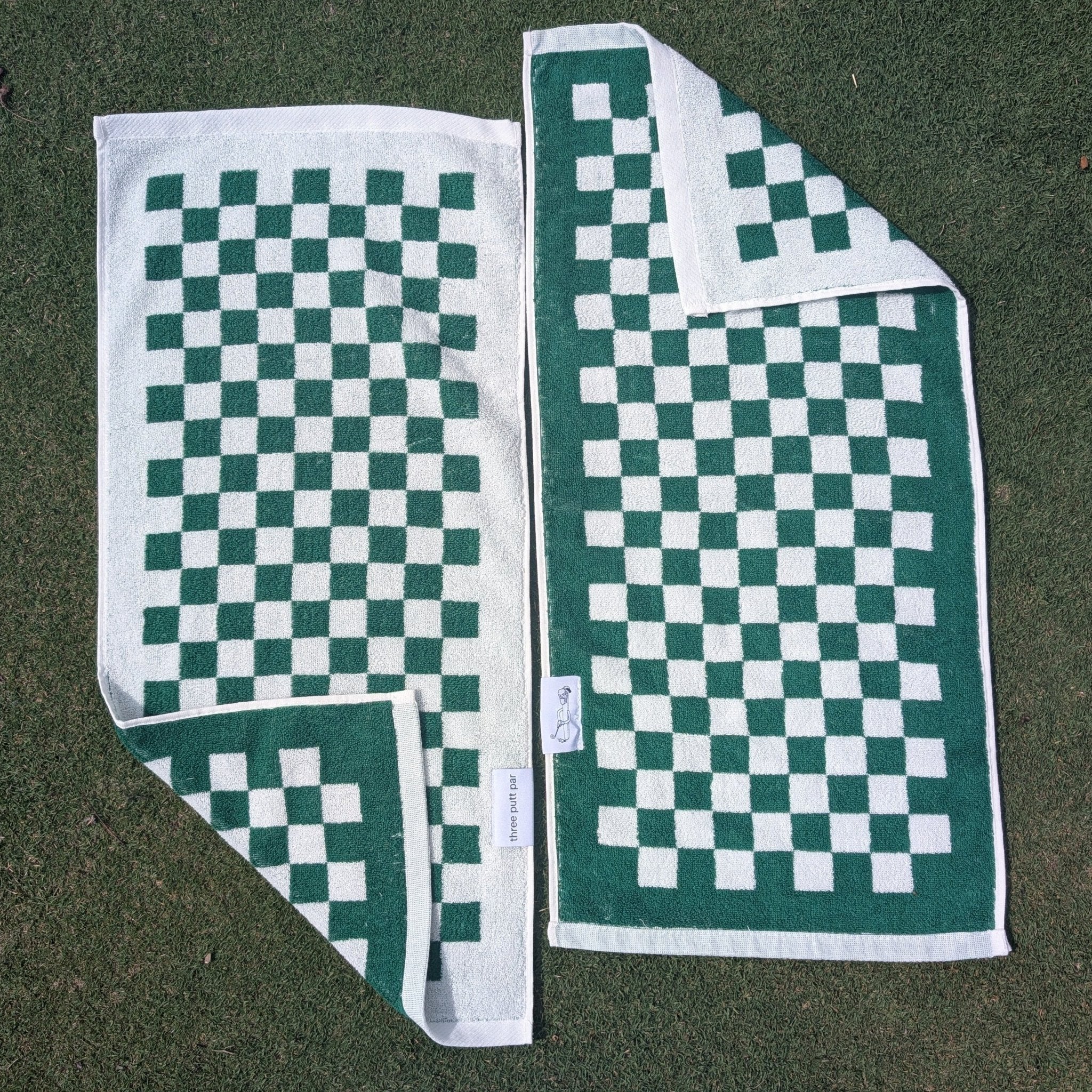 Classic Checkered Golf Towel - Three Putt Par