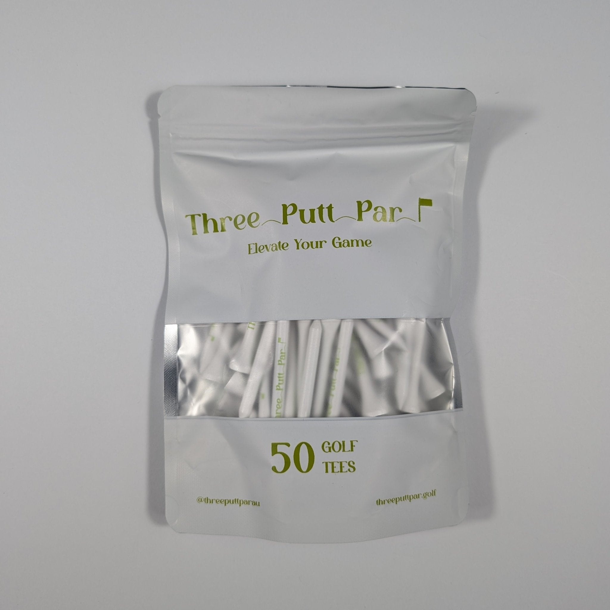 Golf Tees - 50 Pack - Three Putt Par