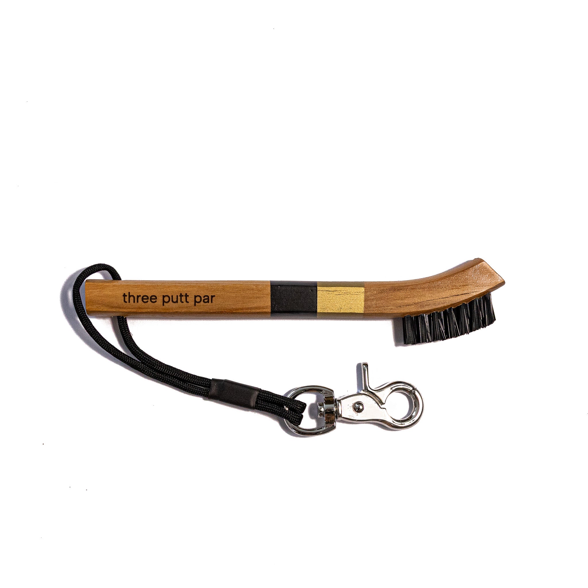 Painted Hickory Brush - Royal - Three Putt Par